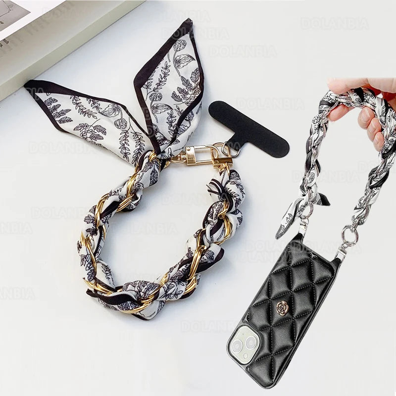 Classic Mobile Phone Wrist Lanyard Chain 32 cm