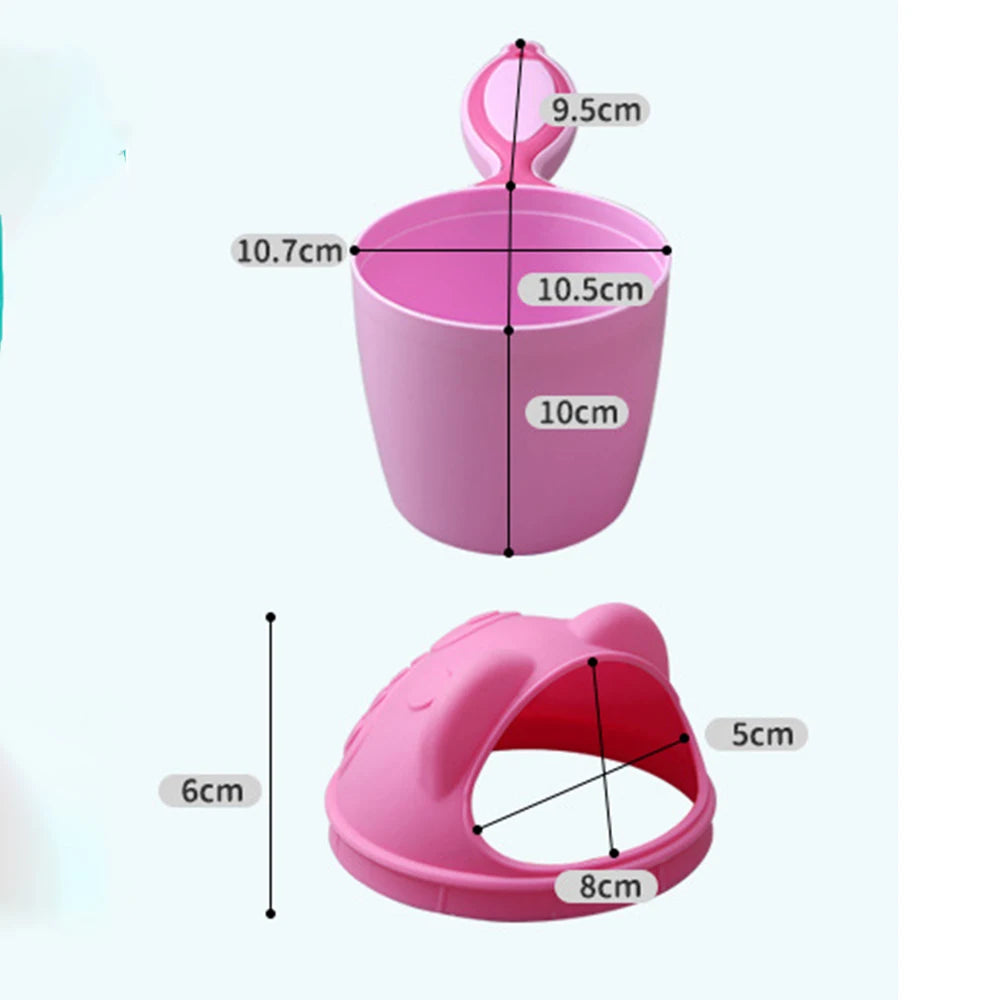 Cute Cartoon Baby Shampoo Cup Kids Bath Tool alternate view