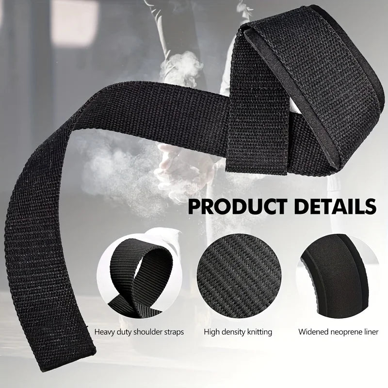 Wrist Straps for Weight Lifting Lifting Straps for Weightlifting Gym Wrist Wraps with Extra Hand Grips for Strength Training