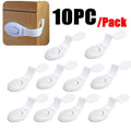 10pcs Child Safety Cabinet Lock Baby Proof Security Protector Drawer Door Cabinet Loc alternate view