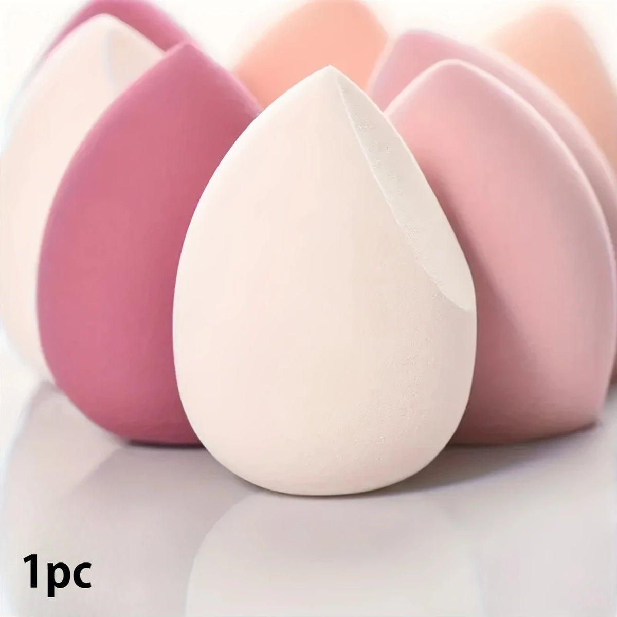 1pc Super Soft Makeup Sponge, Wet and Dry Use, Non-Latex Sponge Powder Puff, Suitab additional angle