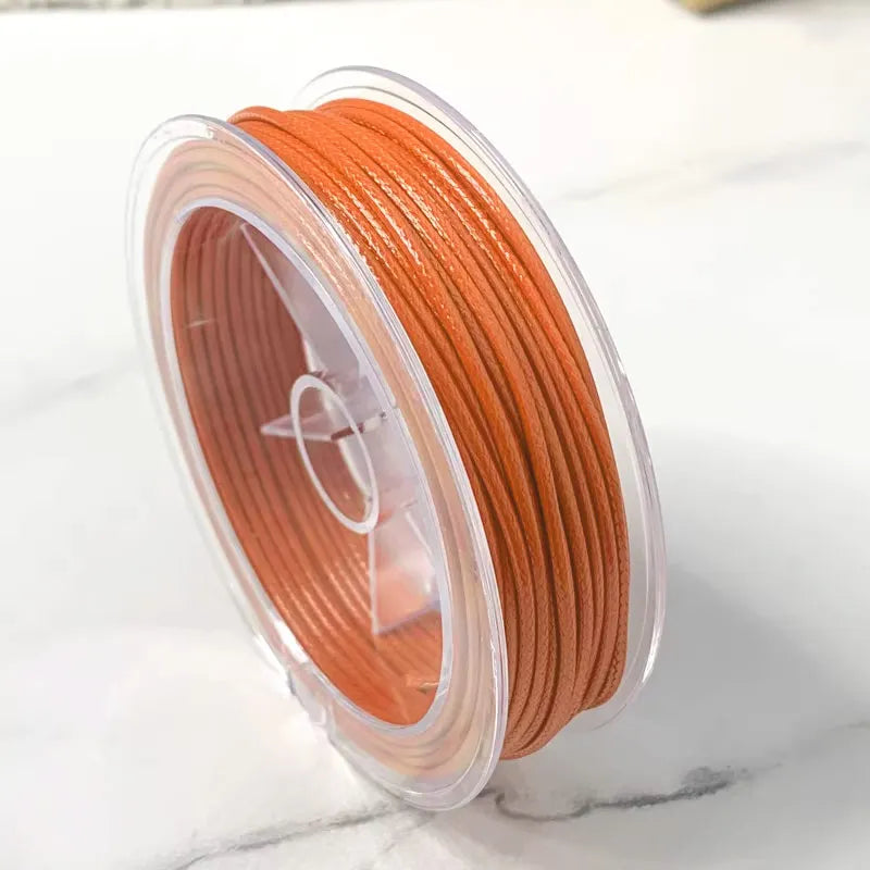 0.5/1/1.5/2/3MM LineWaxed Cord Cotton Thread String Strap Necklace Rope Bead Bracelet for DIY Jewelry Making Supplies