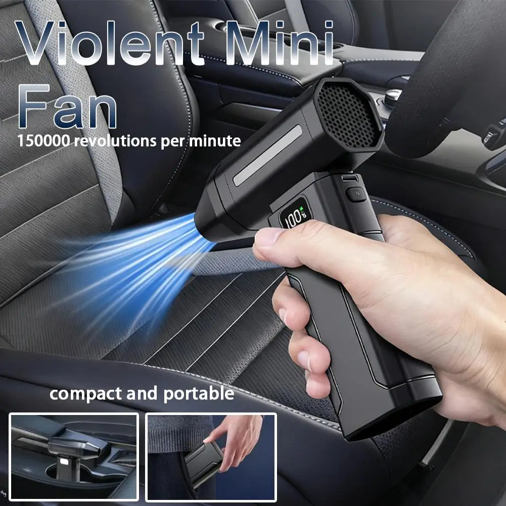 X8 Brushless Turbo Jet Fan Blower 150000RPM Portable Dust Cleaner