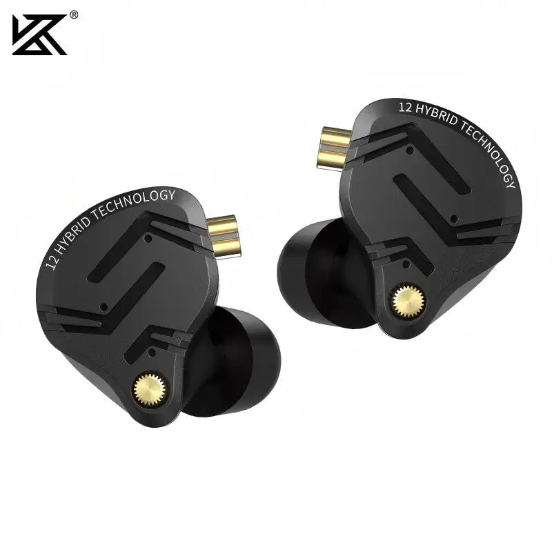 KZ ZS12 PRO X Hybrid Dynamic & Balanced Armature Technology IEM Earphone Upgrade HiFi Bass In Ear He