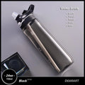 750ml Portable Sports Water Bottle With Straw