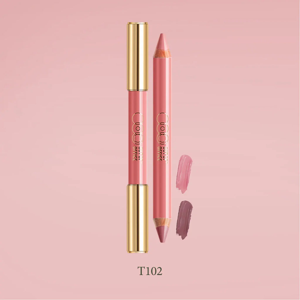 OUT OF OFFICE LUMEGLOW DUO PENCIL,Cheek&Multi-Use,Creamy Blendable,Buildable Color,Tw alternate view