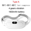 Electric Menstrual Period Massager Heating Massage Pad Belt for Female Waist Abdominal Lumbar Warm Belt Massage Device Vibration