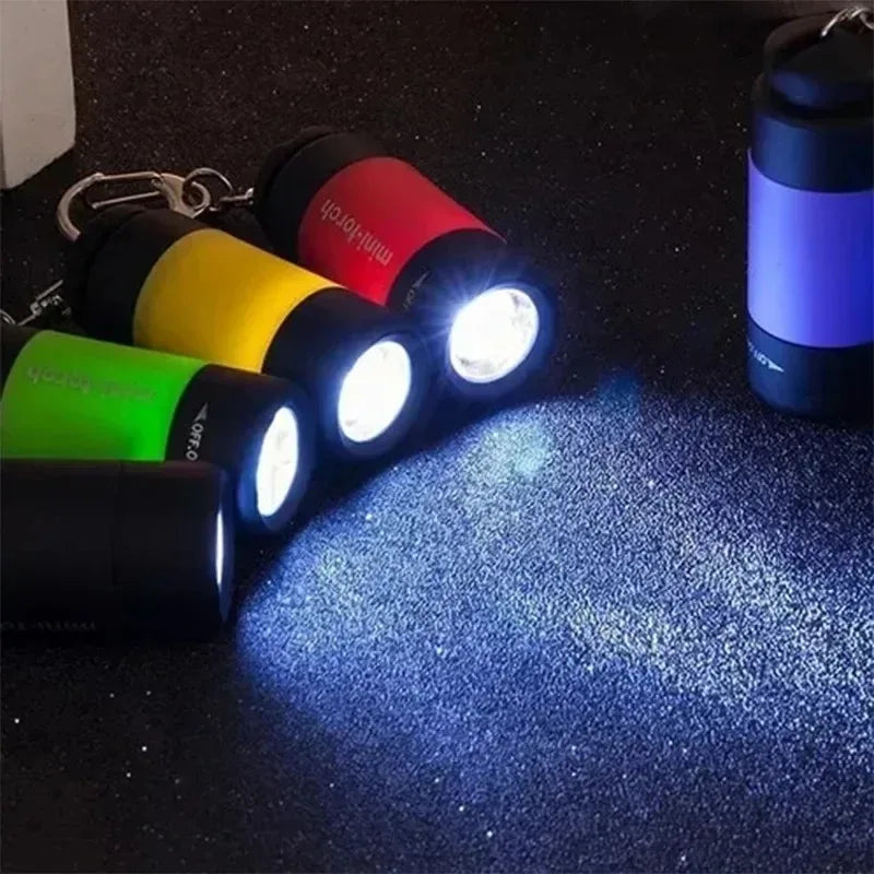 USB Rechargeable LED Pocket Keychain Flashlight Waterproof additional angle