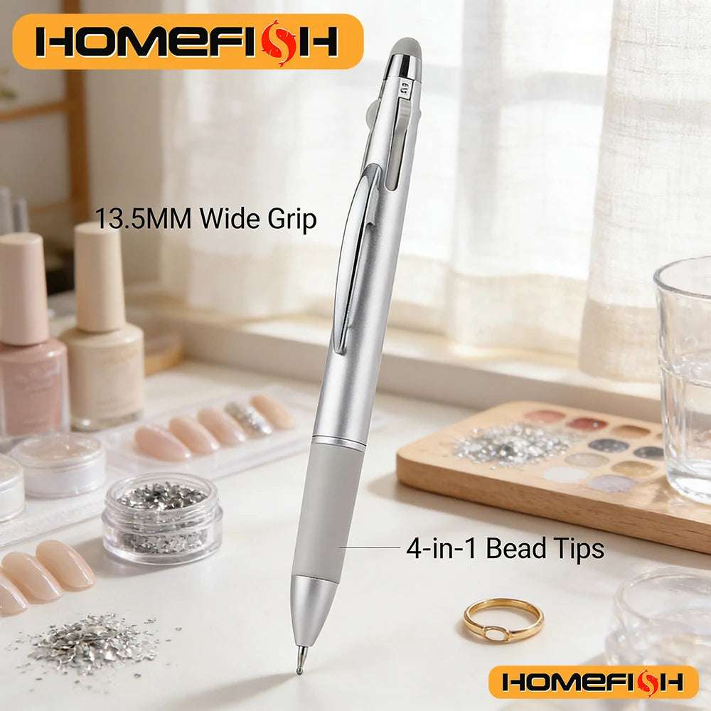 Nail Dotting Pen Kit – Ballpoint Pen Design for Dot Drawing, Manicure Tool for Home & Salon Use