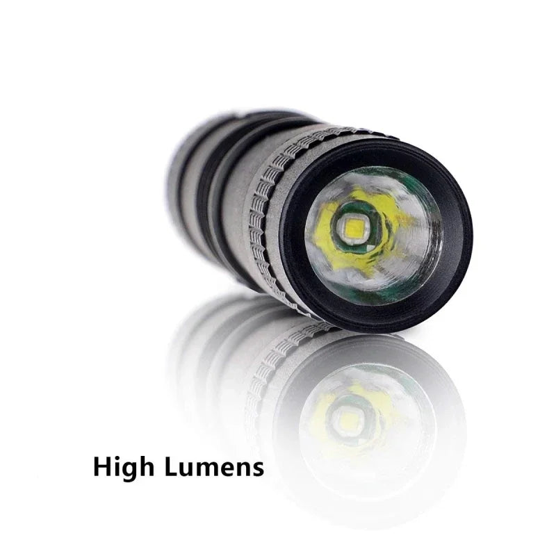 Mini Portable LED Pen Light Pocket Flashlight close-up view