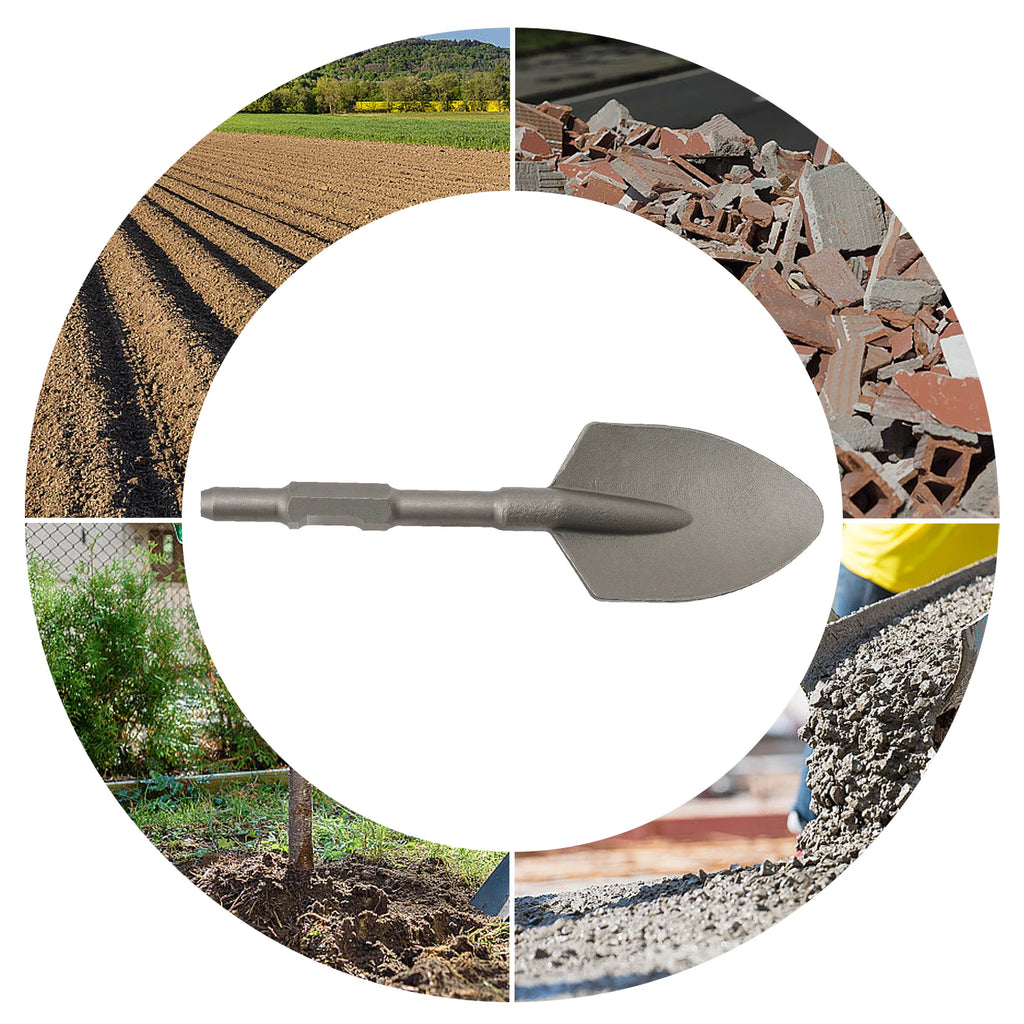 Sharp Shovel Chisel Shank Bit for Electric Demolition Hammer