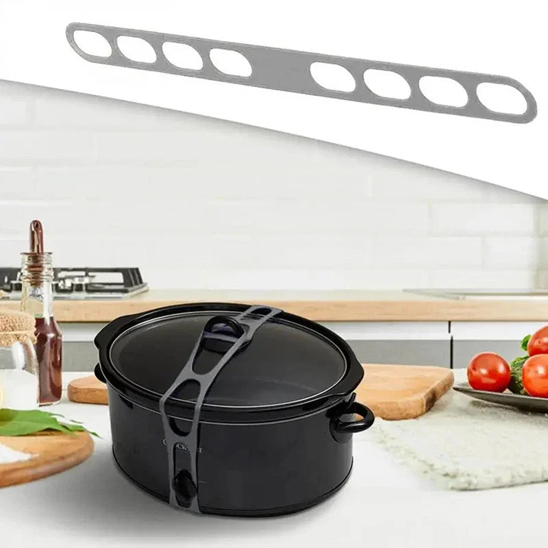 Silicone Reusable Lid Strap 54cm Universal Lunch Box Holder