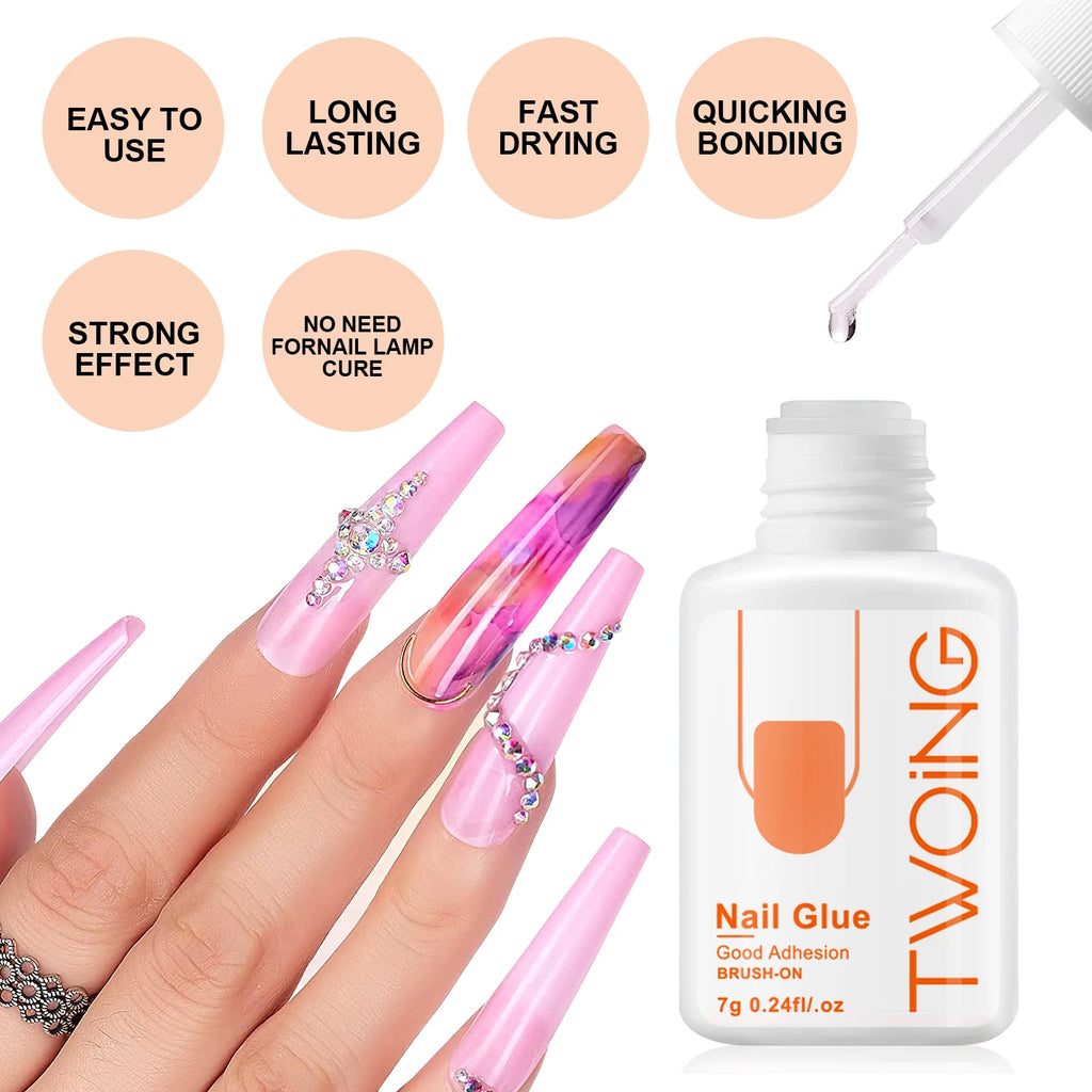 7g Nail Glue for False Nail Tips and Press-On Nails detail view