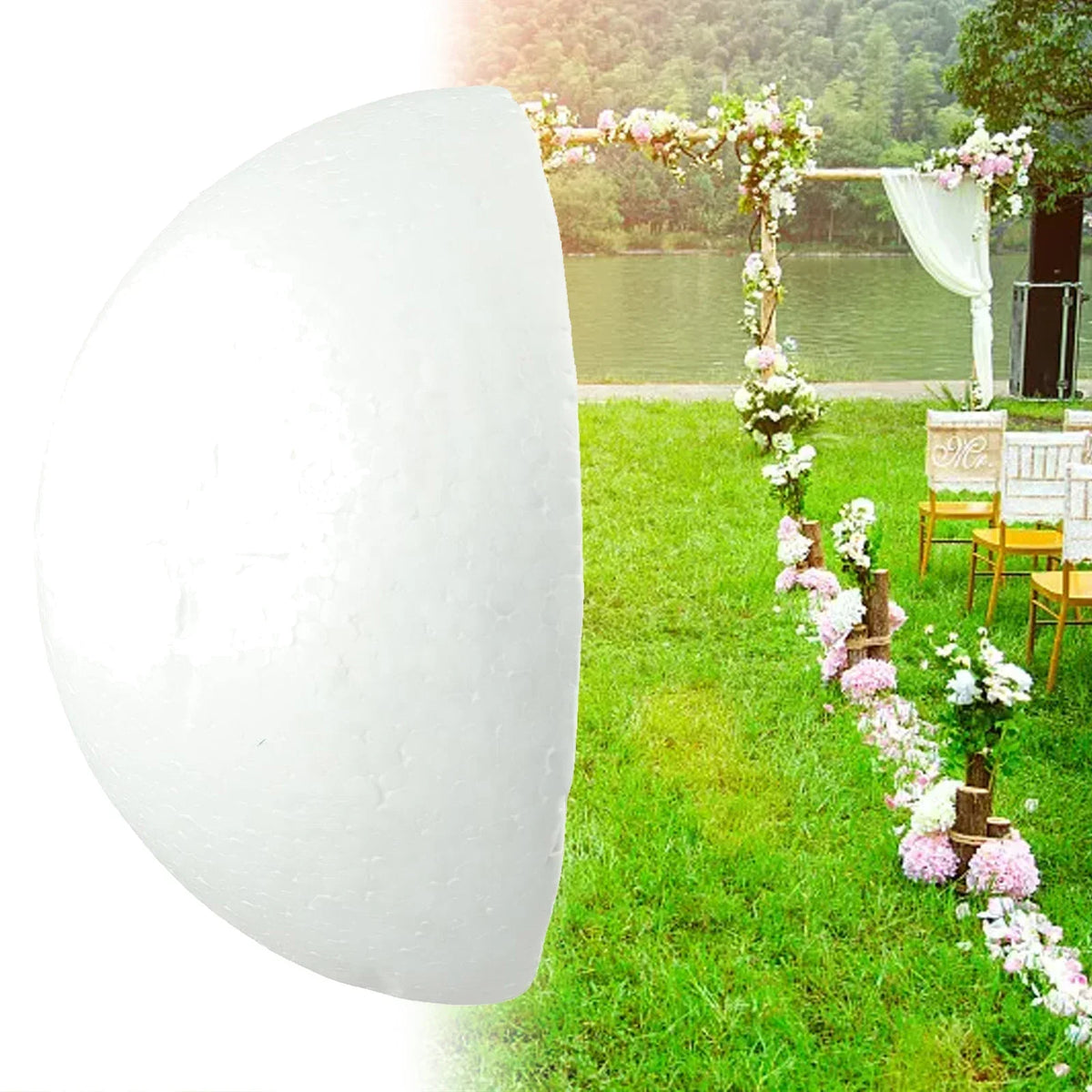 White Polystyrene Foam Ball For DIY Craft And Party Decor