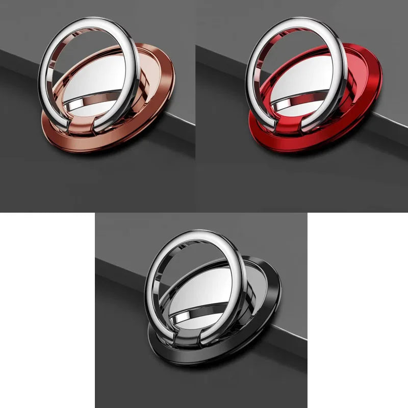1/2/3/4Pcs Finger Ring Holder Stand Grip For Mobile Phone Car Magnetic Mount Phone Back Sticker Pad Unniversal Bracket