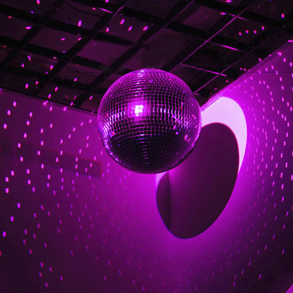 Glass Disco Ball Hanging Mirror Ball 8 Inch for Parties