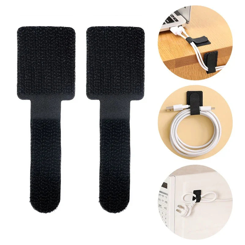 Reusable Adhesive Cable Management Straps 20 Pcs alternate view