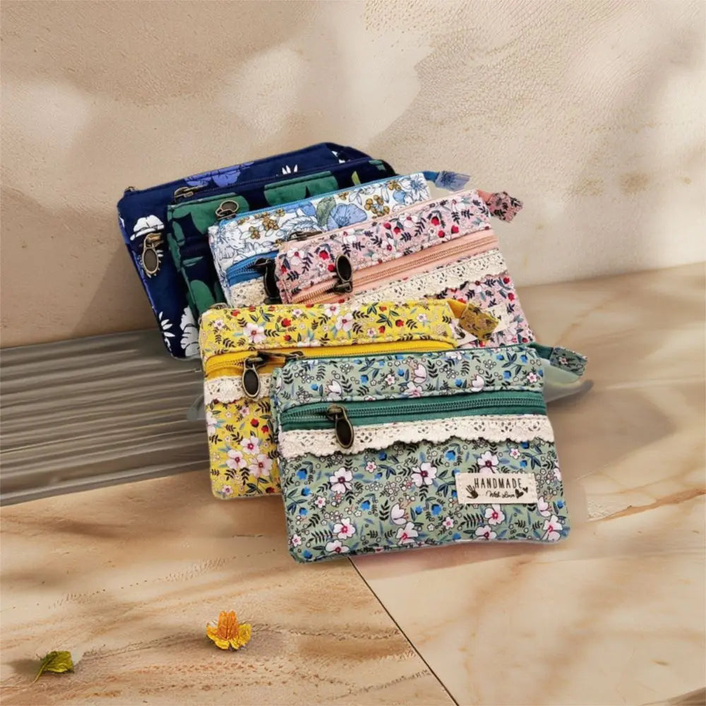 Cute Waterproof Coin Bag Short Zipper Simple Purse Multi-function Organizer