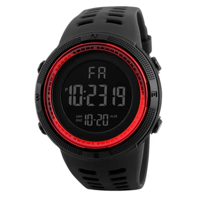 Men's Military Sports LED Digital Watch close-up view