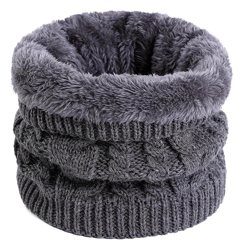 Polyester Winter Neck Scarf for Men and Women