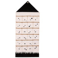 Christmas Advent Calendar with 24 Pockets Canvas Wall Hanging Countdown
