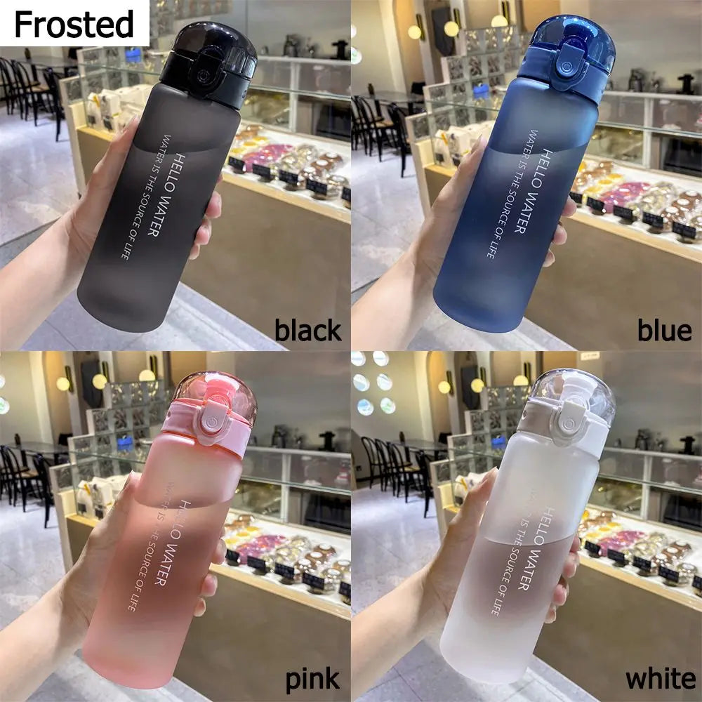 Transparent Sports Water Bottle 780ml Leakproof Portable Gym Travel Drinking Bottle