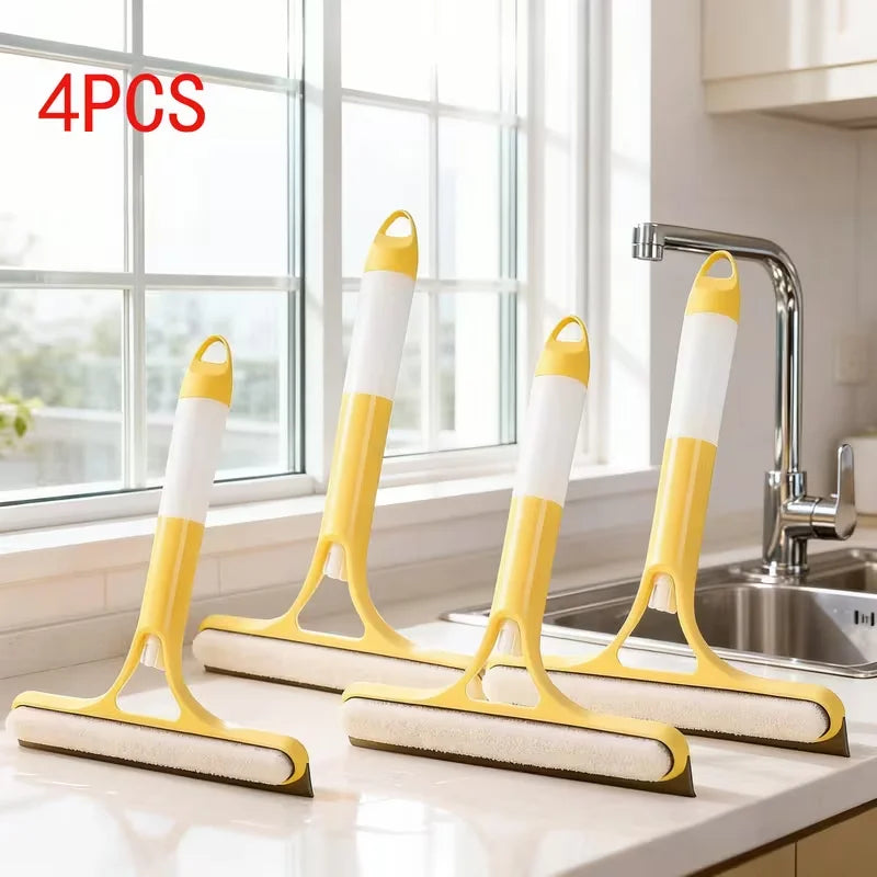 Multifunctional Glass Wiper with Spray Bottle