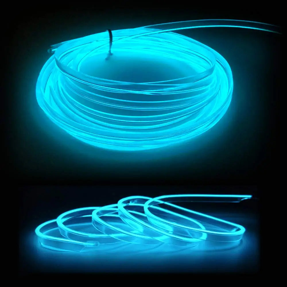 Car Interior LED Strip Light USB Neon EL Wire detail view
