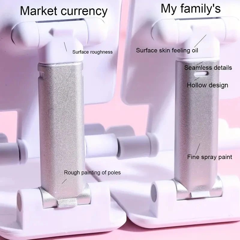 Desk Phone Holder Stand For iPhone iPad Xiaomi Adjustable Universal close-up view