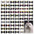 30PCS  Pet Dog Cat Puppy Grooming Bows Pet Hair Accessories Decorate Hair for Small Dog Hair Rubber Band Dog Supplier