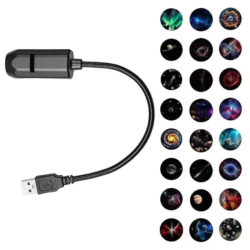 New-Romantic Galaxy Star Projector Portable USB LED Night Light Sleep Atmosphere alternate view