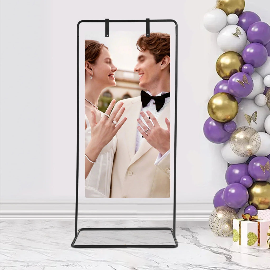 Wedding Sign Holder 175x80cm Adjustable Floor Display Stand