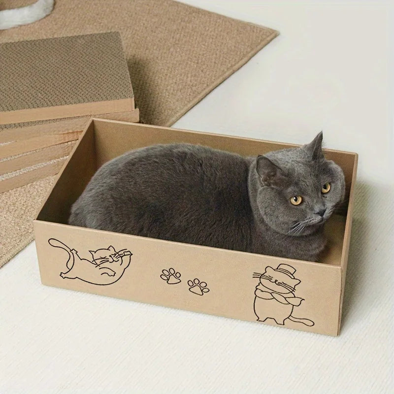 5pcs Corrugated Cardboard Cat Scratch Board