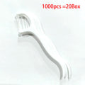 Disposable Dental Floss Picks 50pcs Plastic