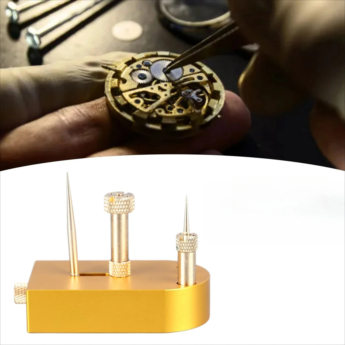 Balance Holder for Watchmaker Repair Tool detail view