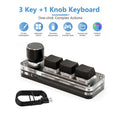 3 Key Mini Mechanical Macropad RGB Keyboard alternate view