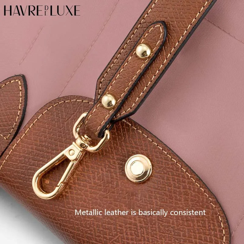 Leather bag shoulder strap for Longchamp pouch short handle small bag modification witho detail view