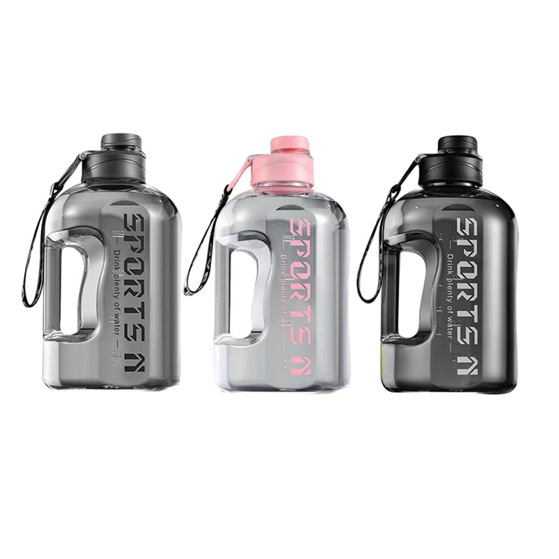 1.7L 2.7L Insulated Water Bottle with Straw for Gym Hiking Camping