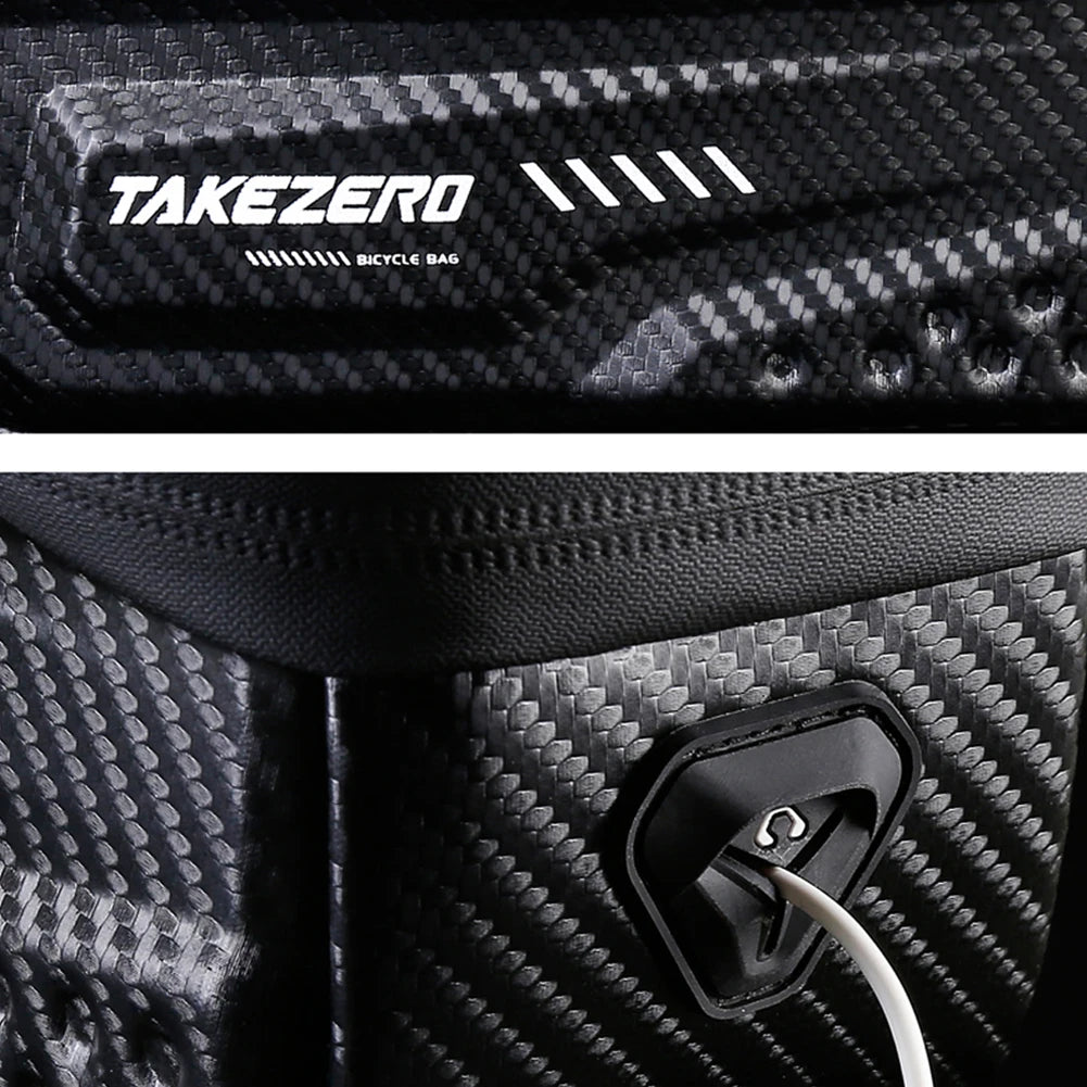 1L Bicycle Frame Bag Waterproof Touch Screen
