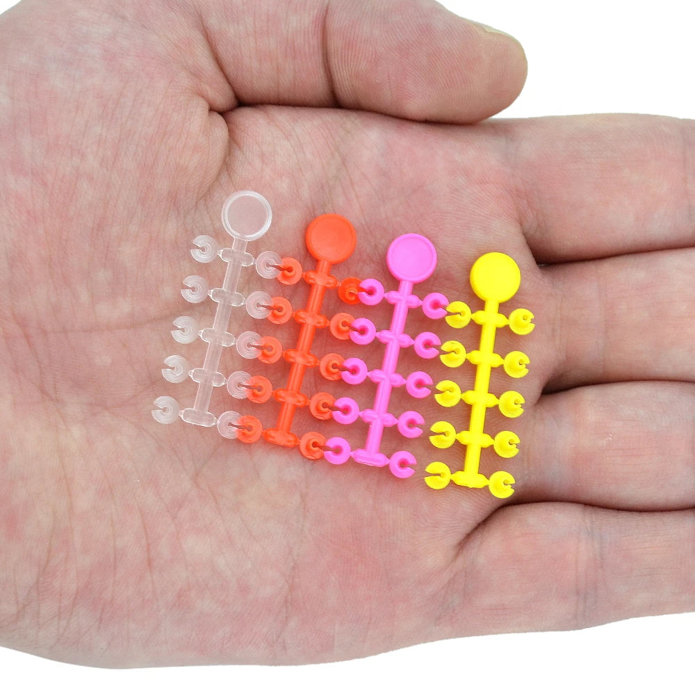 Floss Cap Bait Stop Beads For Carp Fishing 10 Cards