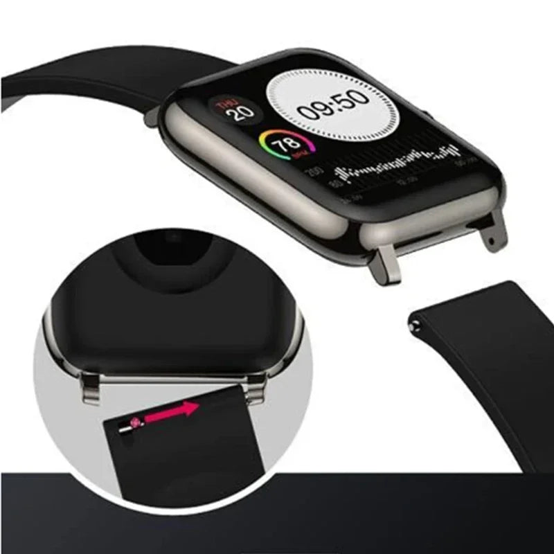 Silicone Watch Strap 20mm 22mm for P22 Smartwatch alternate view