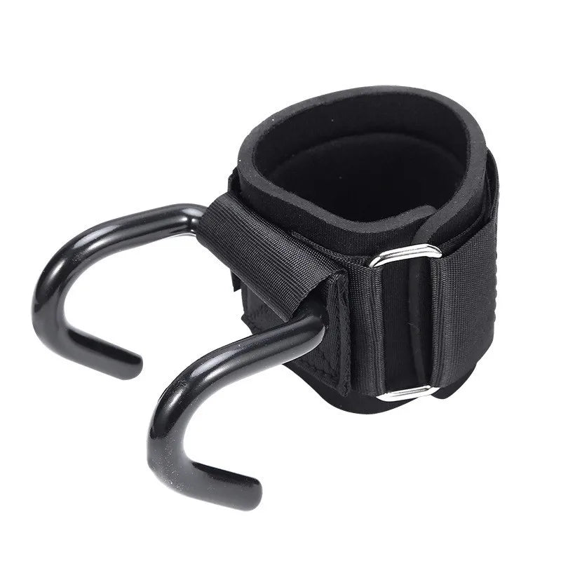 Weight Lifting Hook Grips With Wrist Wraps