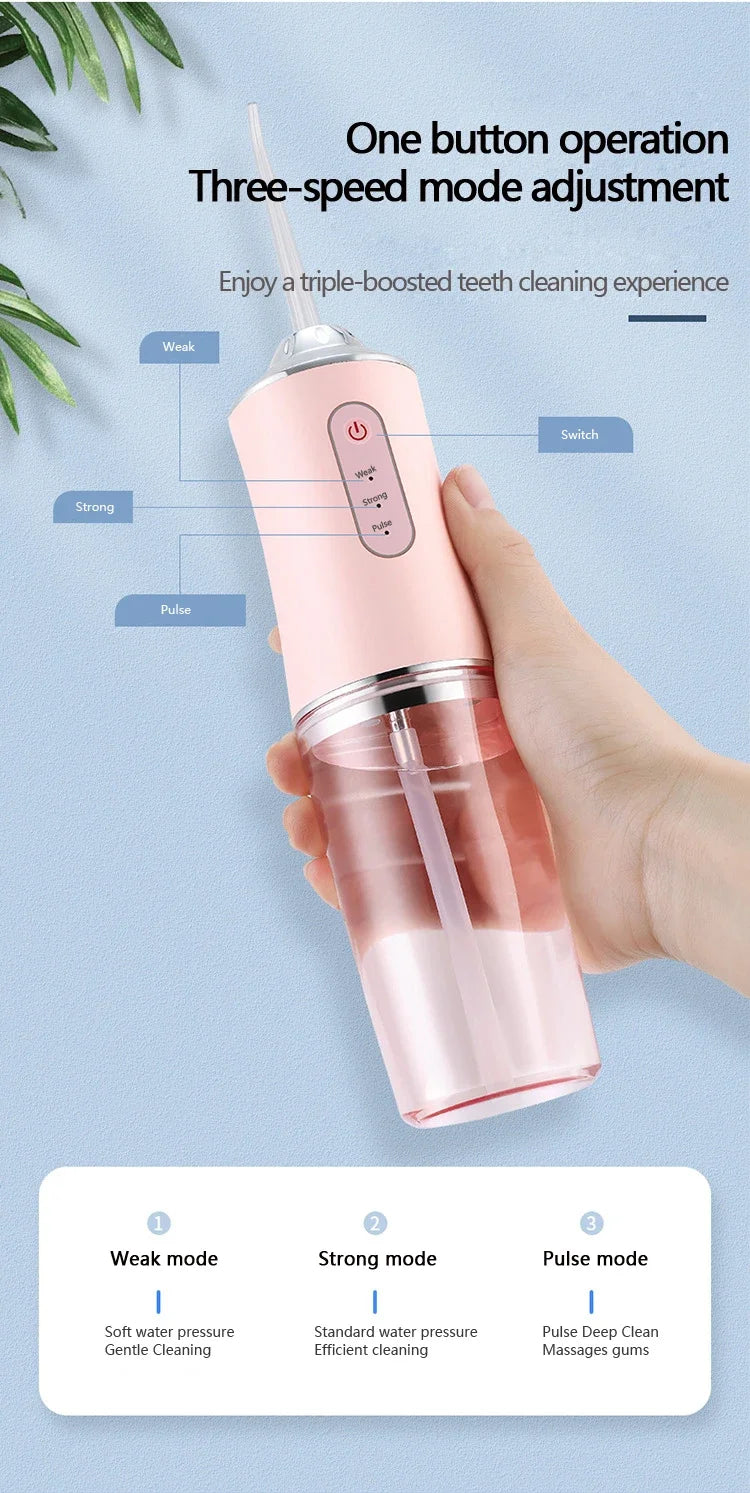 Oral Irrigator Dental Water Jet Flosser Appliance Pick Floss Dentistry Mouth Washing alternate view