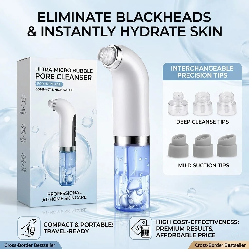 Pore Vacuum Blackhead Remover Women and Men Facial Cleaning Beauty Equipment Facial Pore Cleaning Ox