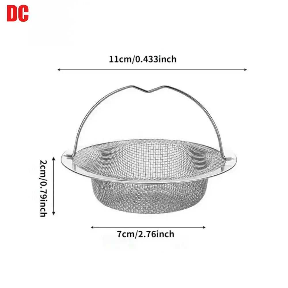 Stainless Steel Kitchen Sink Filter, Food Residue and Hair Catcher alternate view
