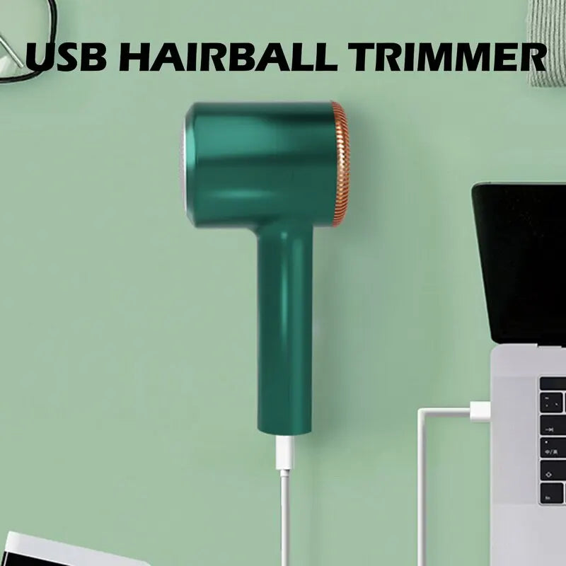 Rechargeable USB Lint Remover for Clothes Green alternate view