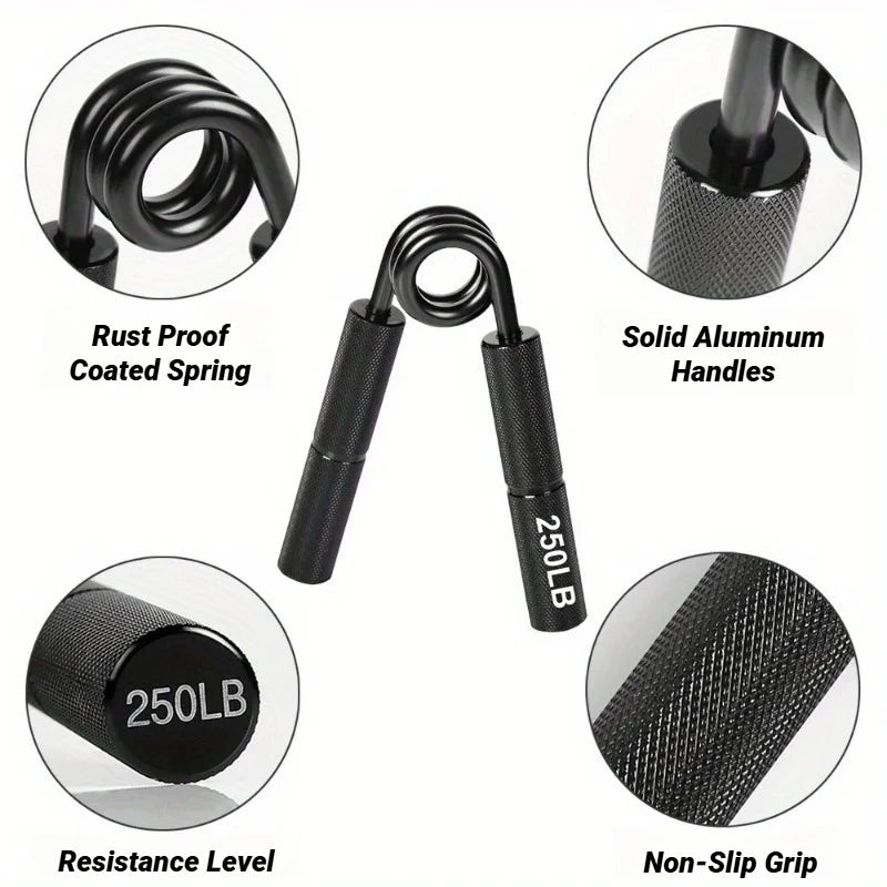 Metal Hand Gripper 50LB-300LB Grip Strength Trainer