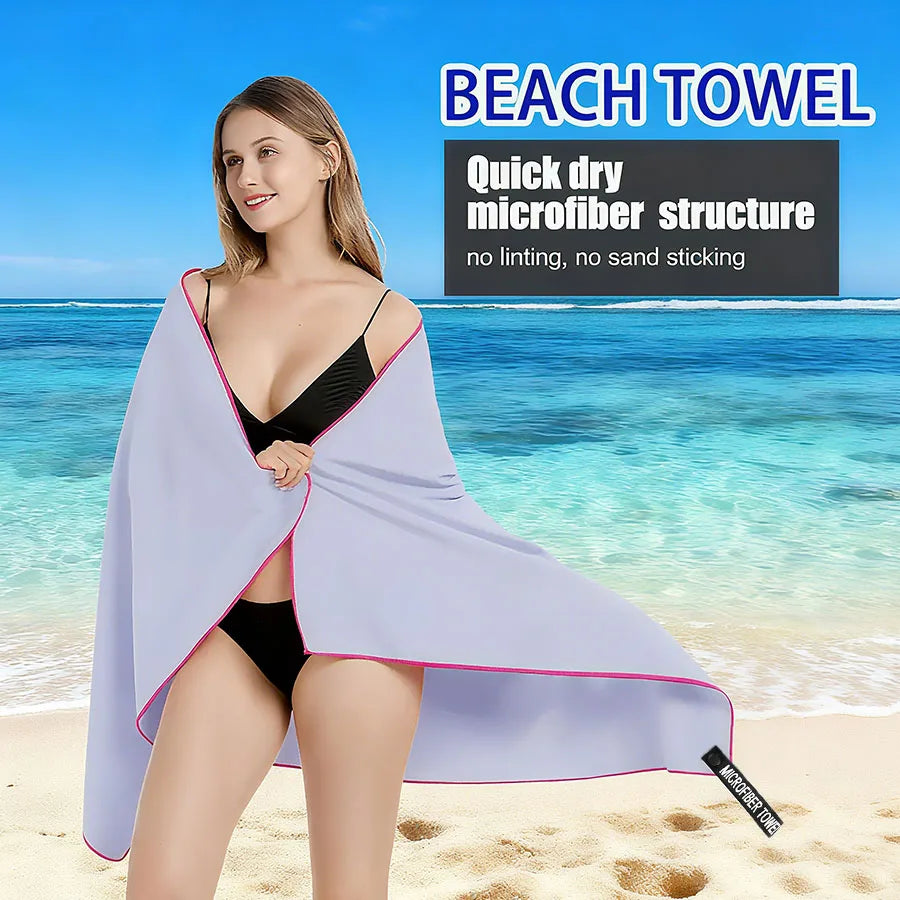 Microfiber Travel Towel Quick Drying Compact Sports Camping Towel
