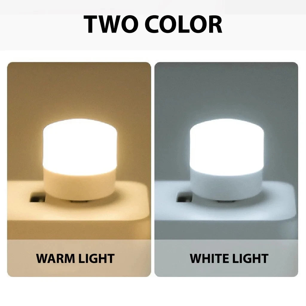 USB Mini LED Night Light Round Reading Lamp alternate view