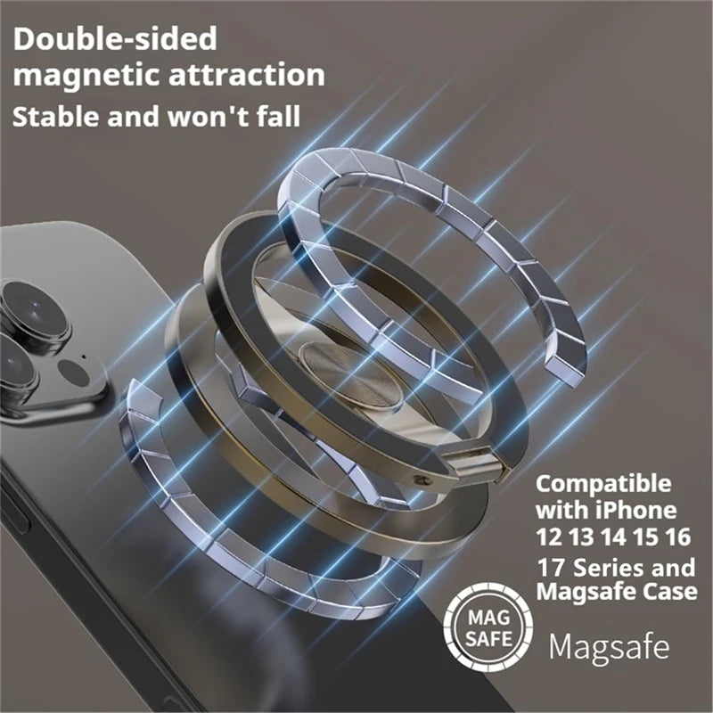 MagSafe Phone Ring Stand Aluminium Kickstand for iPhone 13-17